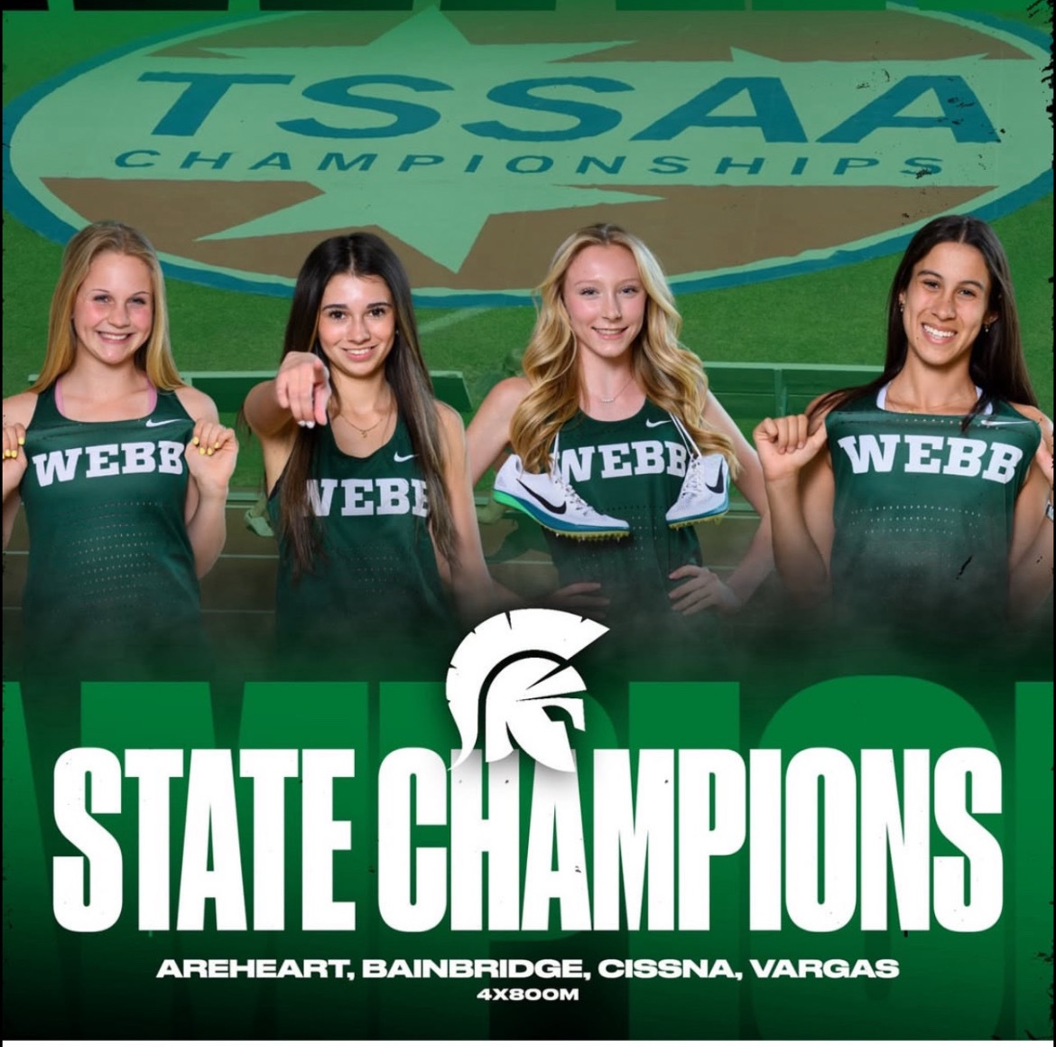 State Champions 4x800m Relay Team
