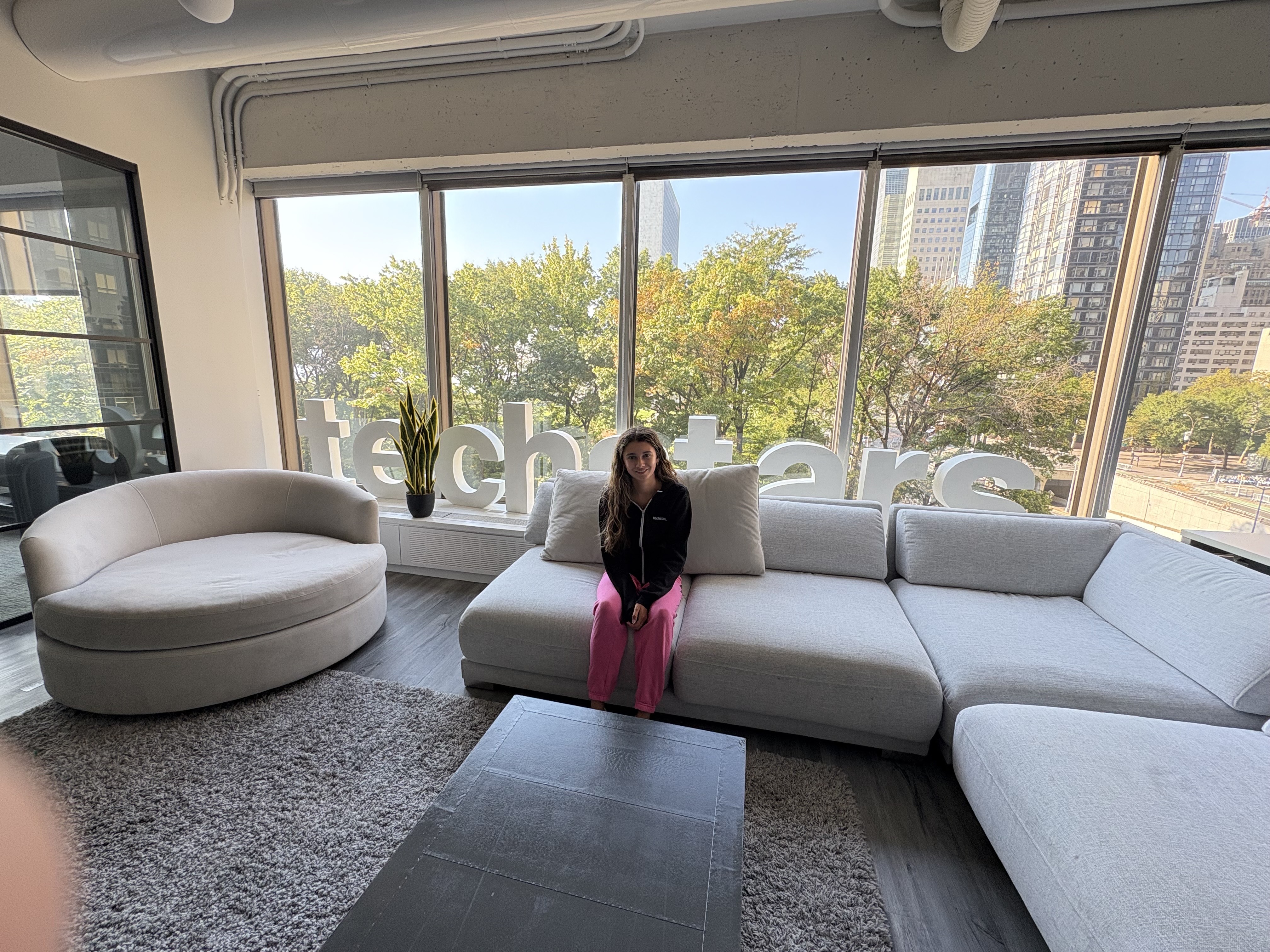 Gaby at Techstars NYC office